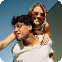 Customer wearing product